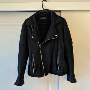 Moto Sweater Jacket (Black) - G By Guess